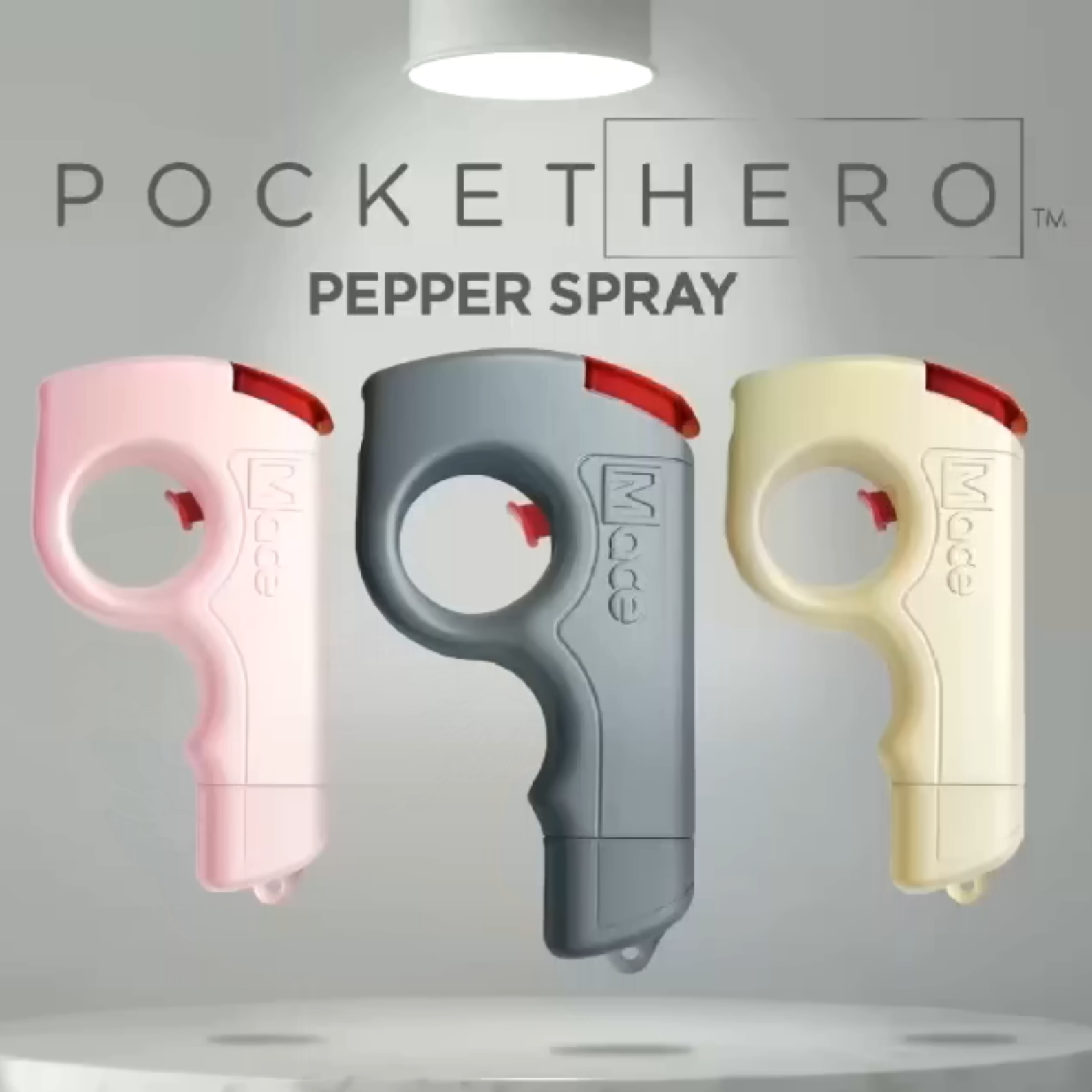 MACE梅西口袋英雄Pocket Hero辣椒喷雾 指环式便携防狼喷雾
