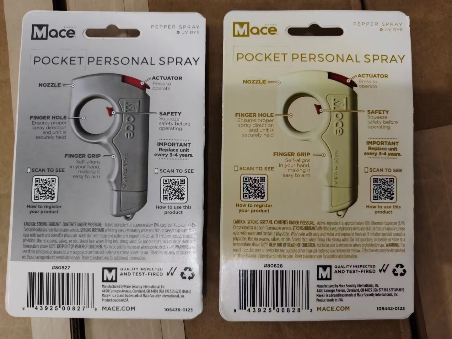 MACE梅西口袋英雄Pocket Hero辣椒喷雾 指环式便携防狼喷雾 - 详情图8